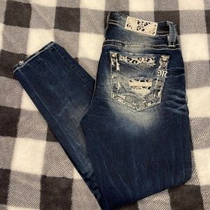 New Miss Me Leopard skinny CURVY